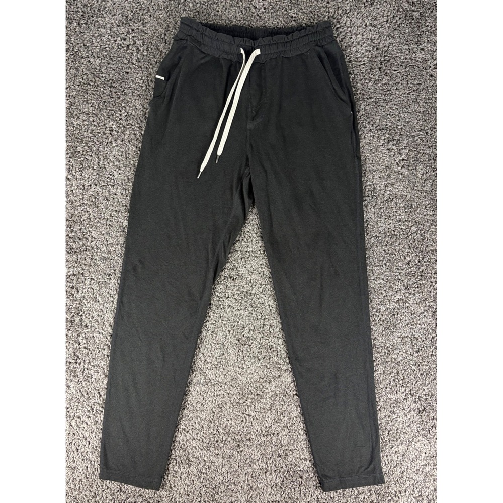 Vuori Performance Jogger Black DreamKnit Tapered Sweatpants Women Medium V418